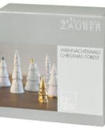 Raeder - Σετ 4 Πορσελάνινα Δεντράκια Winter Forest Silver - Image 2