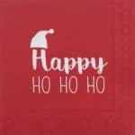 Raeder - Χριστουγεννιάτικη Χαρτοπετσέτα Cocktail Happy Ho Ho Ho