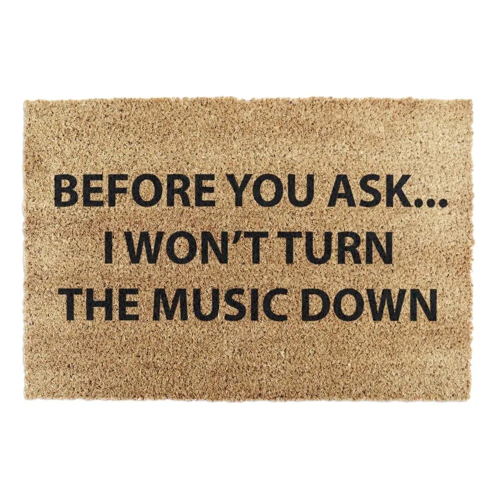 TYPO-LOUDMUSIC_12-2 Artsy Mats - Χαλάκι Εισόδου Loud Music 60x40cm - Image 1