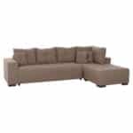 ΓΩΝΙΑΚΟΣ ΚΑΝΑΠΕΣ-ΚΡΕΒΑΤΙ ΜΕ ΑΠΟΘ.ΧΩΡΟ TRENDSTON HM3302.03R ΜΠΕΖ ΥΦΑΣΜΑ 298x177x95Υεκ