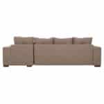 ΓΩΝΙΑΚΟΣ ΚΑΝΑΠΕΣ-ΚΡΕΒΑΤΙ ΜΕ ΑΠΟΘ.ΧΩΡΟ TRENDSTON HM3302.03R ΜΠΕΖ ΥΦΑΣΜΑ 298x177x95Υεκ - Image 6