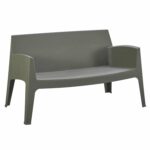 ΚΑΝΑΠΕΣ 2-ΘΕΣΙΟΣ ΠΟΛΥΠΡΟΠΥΛΕΝΙΟΥ SLEEK HM6366.05 ΧΡΩΜΑ DARK OLIVE 118x48,5x73Υεκ.