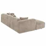 ΚΑΝΑΠΕΣ ΓΩΝΙΑ (ΑΡΙΣΤΕΡΗ) BRICKEN HM3275.01L ΜΠΕΖ ΥΦΑΣΜΑ 110-282x98-160x72Υεκ. - Image 5