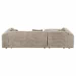 ΚΑΝΑΠΕΣ ΓΩΝΙΑ (ΑΡΙΣΤΕΡΗ) BRICKEN HM3275.01L ΜΠΕΖ ΥΦΑΣΜΑ 110-282x98-160x72Υεκ. - Image 6