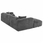 ΚΑΝΑΠΕΣ ΓΩΝΙΑ (ΑΡΙΣΤΕΡΗ) BRICKEN HM3275.04L ΑΝΘΡΑΚΙ ΥΦΑΣΜΑ 110-282x98-160x72Υεκ. - Image 5