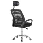 ΚΑΡΕΚΛΑ ΓΡΑΦΕΙΟΥ TRAIL2 HM1193 ΜΑΥΡΟ MESH-ΠΟΔΙ ΧΡΩΜΙΟΥ 62x59x120Yεκ. - Image 5
