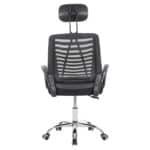 ΚΑΡΕΚΛΑ ΓΡΑΦΕΙΟΥ TRAIL2 HM1193 ΜΑΥΡΟ MESH-ΠΟΔΙ ΧΡΩΜΙΟΥ 62x59x120Yεκ. - Image 6