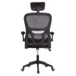ΚΑΡΕΚΛΑ ΓΡΑΦΕΙΟΥ BASTON HM18236.01 ΜΑΥΡΟ MESH & PP ΣΚΕΛΕΤΟΣ 64x60x117-127Υεκ. - Image 6