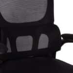 ΚΑΡΕΚΛΑ ΓΡΑΦΕΙΟΥ BASTON HM18236.01 ΜΑΥΡΟ MESH & PP ΣΚΕΛΕΤΟΣ 64x60x117-127Υεκ. - Image 8