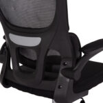 ΚΑΡΕΚΛΑ ΓΡΑΦΕΙΟΥ BASTON HM18236.01 ΜΑΥΡΟ MESH & PP ΣΚΕΛΕΤΟΣ 64x60x117-127Υεκ. - Image 9