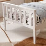 ΚΡΕΒΑΤΙ ΠΑΙΔΙΚΟ ΜΕ ΣΤΡΩΜΑ GIMLY HM21300.01 ΞΥΛΟ ΠΕΥΚΟΥ ΣΕ ΛΕΥΚΟ ΓΙΑ ΣΤΡΩΜΑ 90x190εκ - Image 7
