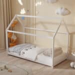 ΚΡΕΒΑΤΙ ΠΑΙΔΙΚΟ ΜΕ ΣΤΡΩΜΑ PEPE HM21302.01 ΞΥΛΟ ΠΕΥΚΟΥ ΣΕ ΛΕΥΚΟ--ΣΤΡΩΜΑ 90x190εκ - Image 2