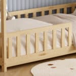 ΚΡΕΒΑΤΙ ΠΑΙΔΙΚΟ ΜΕ ΣΤΡΩΜΑ PHYLLIS HM21304 ΞΥΛΟ ΠΕΥΚΟΥ ΣΕ ΦΥΣΙΚΟ--ΣΤΡΩΜΑ 90x190εκ - Image 7