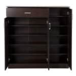 ΠΑΠΟΥΤΣΟΘΗΚΗ-ΝΤΟΥΛΑΠΑ PROΒY HM9607.01 ΜΕΛΑΜΙΝΗ WENGE 120x37,5x121,5Υεκ. - Image 4