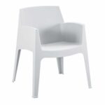 ΠΟΛΥΘΡΟΝΑ ΠΟΛΥΠΡΟΠΥΛΕΝΙΟΥ SLEEK HM6370.01 ΛΕΥΚΗ 57x56x82,5Υεκ.