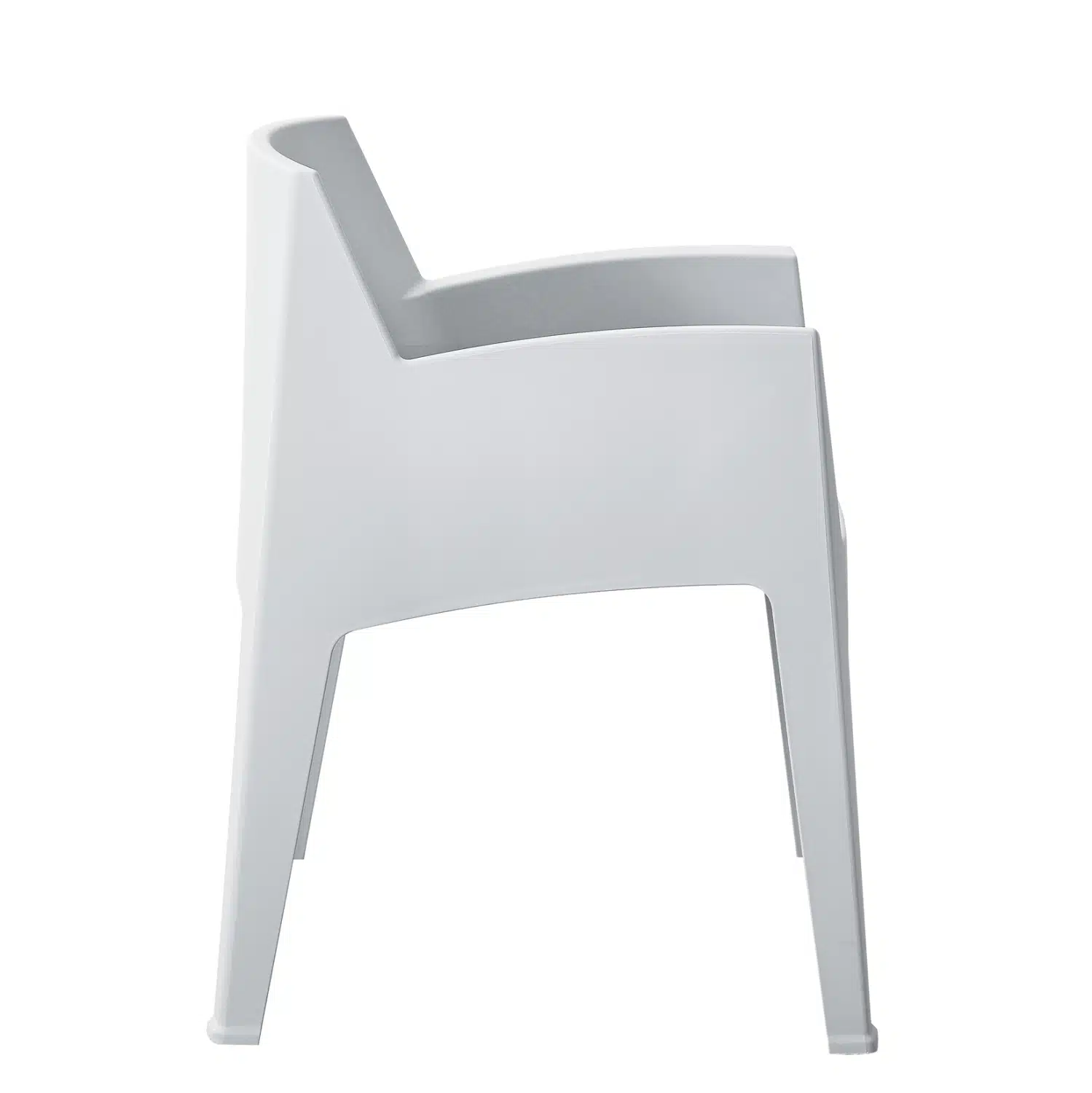ΠΟΛΥΘΡΟΝΑ ΠΟΛΥΠΡΟΠΥΛΕΝΙΟΥ SLEEK HM6370.01 ΛΕΥΚΗ 57x56x82,5Υεκ. - Image 4
