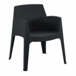 ΠΟΛΥΘΡΟΝΑ ΠΟΛΥΠΡΟΠΥΛΕΝΙΟΥ SLEEK HM6370.02 ΜΑΥΡΗ 57x56x82,5Υεκ.