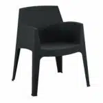 ΠΟΛΥΘΡΟΝΑ ΠΟΛΥΠΡΟΠΥΛΕΝΙΟΥ SLEEK HM6370.02 ΜΑΥΡΗ 57x56x82,5Υεκ.