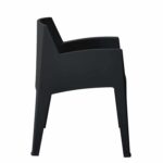 ΠΟΛΥΘΡΟΝΑ ΠΟΛΥΠΡΟΠΥΛΕΝΙΟΥ SLEEK HM6370.02 ΜΑΥΡΗ 57x56x82,5Υεκ. - Image 4