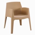 ΠΟΛΥΘΡΟΝΑ ΠΟΛΥΠΡΟΠΥΛΕΝΙΟΥ SLEEK HM6370.03 ΚΑΠΟΥΤΣΙΝΟ 57x56x82,5Υεκ.