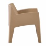 ΠΟΛΥΘΡΟΝΑ ΠΟΛΥΠΡΟΠΥΛΕΝΙΟΥ LOUNGE SLEEK HM6365.03 CAPPUCCINO 62,5x48,5x73Υεκ. - Image 4
