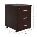 ΣΕΤ ΓΡΑΦΕΙΟΥ 2ΤΜΧ ΣΕ ΧΡΩΜΑ WENGE HM10215.12 - Image 3