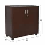 ΣΕΤ ΓΡΑΦΕΙΟΥ 3ΤΜΧ ΣΕ ΧΡΩΜΑ WENGE HM10204.02L - Image 3