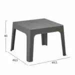 ΣΕΤ LOUNGE 3ΤΜΧ SLEEK HM21274.05 DARK OLIVE GREEN ΠΟΛΥΠΡΟΠΥΛΕΝΙΟ - Image 2