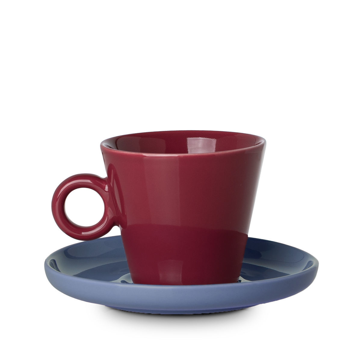 0016119_y-cappuccino-cream-new-bone-200ml- ESTIA ΦΛYΤΖΑΝΙ CAPPUCCINO CREAM NEW BONE 200ml ΚΟΚΚΙΝΟ ΜΕ ΜΠΛΕ ΠΙΑΤΑΚΙ - Image 1