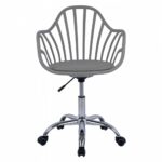 ΚΑΡΕΚΛΑ ΓΡΑΦΕΙΟΥ BECKY HM8457.10 ΣΕ ΓΚΡΙ ΧΡΩΜΑ 57Χ57Χ96 ΕΚ - Image 5