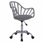 ΚΑΡΕΚΛΑ ΓΡΑΦΕΙΟΥ BECKY HM8457.10 ΣΕ ΓΚΡΙ ΧΡΩΜΑ 57Χ57Χ96 ΕΚ - Image 3