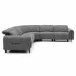 ΓΩΝΙΑΚΟΣ ΚΑΝΑΠΕΣ ΜΕ RECLINE ORACLE HM3290.01 ΓΚΡΙ ΥΦΑΣΜΑ 293x293x98Υεκ. - Image 4