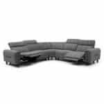 ΓΩΝΙΑΚΟΣ ΚΑΝΑΠΕΣ ΜΕ RECLINE ORACLE HM3290.01 ΓΚΡΙ ΥΦΑΣΜΑ 293x293x98Υεκ. - Image 8