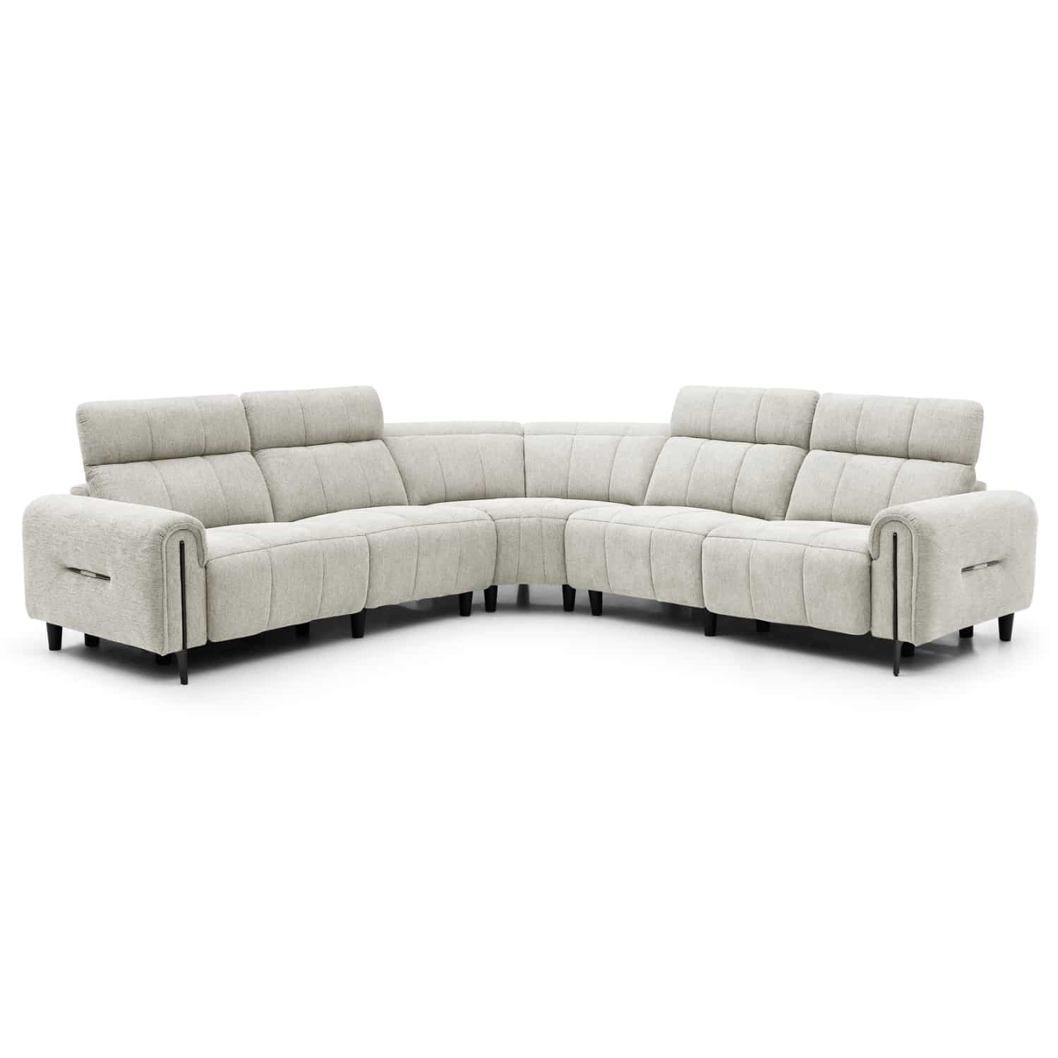 goniakos-kanapes-me-recline-fb9329002-mp ΓΩΝΙΑΚΟΣ ΚΑΝΑΠΕΣ ΜΕ RECLINE ORACLE HM3290.02 ΜΠΕΖ ΥΦΑΣΜΑ 293x293x98Υεκ. - Image 1