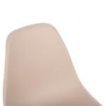 ΚΑΡΕΚΛΑ TWIST HM8460.25 ΜΕ ΞΥΛΙΝΑ ΠΟΔΙΑ ΚΑΙ ΚΑΘΙΣΜΑ PP-ΚΑΠΟΥΤΣΙΝΟ 46x50x82Υεκ. - Image 8