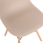 ΚΑΡΕΚΛΑ TWIST HM8460.25 ΜΕ ΞΥΛΙΝΑ ΠΟΔΙΑ ΚΑΙ ΚΑΘΙΣΜΑ PP-ΚΑΠΟΥΤΣΙΝΟ 46x50x82Υεκ. - Image 9