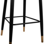 ΣΚΑΜΠΟ ΜΠΑΡ SERENITY HM8519.01 ΑΠΟ ΒΕΛΟΥΔΟ ΓΚΡΙ ΜΕ ΜΕΤΑΛΛΙΚΟ ΣΚΕΛΕΤΟ 51Χ57Χ110Υ εκ. - Image 9