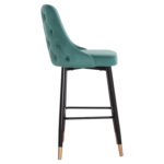 ΣΚΑΜΠΟ ΜΠΑΡ SERENITY HM8519.03 ΒΕΛΟΥΔΟ ΚΥΠΑΡΙΣΣΙ ΜΕ ΜΕΤΑΛΛΙΚΟ ΣΚΕΛΕΤΟ 51Χ57Χ110Υ εκ. - Image 4