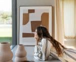 Andrea House - Χειροποίητος Πίνακας Ζωγραφικής Abstract Muna 80x100cm - Image 3