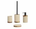 Andrea House - Ποτηράκι Για Οδοντόβουρτσες Wood/Beige - Image 2