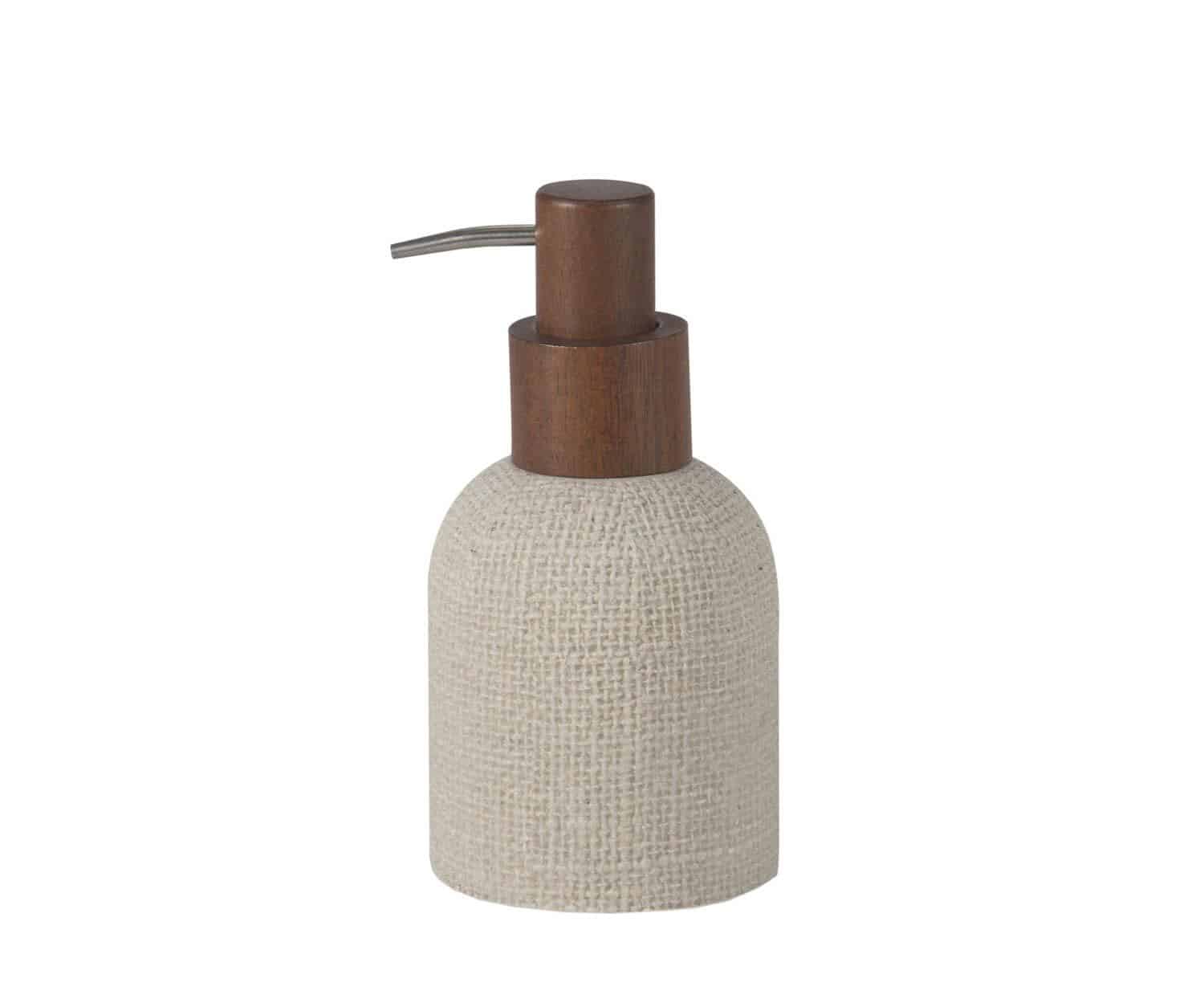 BA24524-01.5ADBD2001D89 Andrea House - Αντλία Για Σαπούνι Textured Beige - Image 1