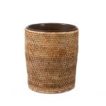 Andrea House - Στρογγυλός Κάδος Γραφείου Rattan D27cm