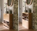 Andrea House - Παπουτσοθήκη Με 2 Ντουλάπια Bamboo - Image 7
