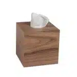 Andrea House - Ξύλινη Τετράγωνη Θήκη Για Χαρτομάντηλα Walnut Wood