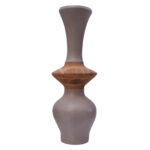 ΔΙΑΚΟΣΜΗΤΙΚΟ ΒΑΖΟ ΔΑΠΕΔΟΥ NEBULA HM4660.05S FIBER CEMENT TAUPE--ΞΥΛΟ ΤΕΑΚ Φ45x120Υεκ