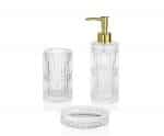 Andrea House - Αντλία Για Σαπούνι Diamond Glass Golden - Image 4