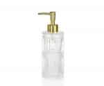 Andrea House - Αντλία Για Σαπούνι Diamond Glass Golden