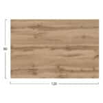 ΕΠΙΦΑΝΕΙΑ ΤΡΑΠΕΖΙΟΥ HPL ΟΡΘΟΓΩΝΙΑ HM5840.36 SONAMA OAK 120x80εκ. - Image 2