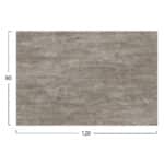 ΕΠΙΦΑΝΕΙΑ ΤΡΑΠΕΖΙΟΥ HPL ΟΡΘΟΓΩΝΙΑ HM5840.37 CONCRETE 120x80εκ. - Image 2