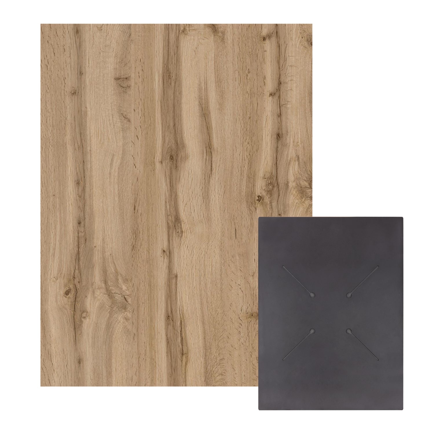 epifaneia-trapezioy-hpl-orthogonia-fb963 ΕΠΙΦΑΝΕΙΑ ΤΡΑΠΕΖΙΟΥ HPL ΟΡΘΟΓΩΝΙΑ HM6350.36 SONAMA OAK 60x80εκ. - Image 1